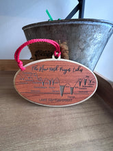 Load image into Gallery viewer, Finger Lakes Depth Chart Ornament | NY Christmas Gift | Handcrafted Wood