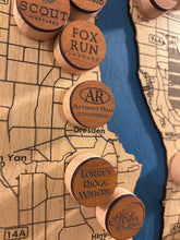 Load image into Gallery viewer, Seneca Lake Winery Touring Map