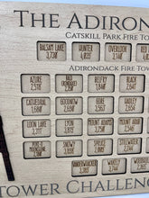 Load image into Gallery viewer, Adirondack Fire Tower Challenge Tracker