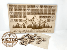 Load image into Gallery viewer, Adirondack 46 Peaks Challenge Mountain Tracker