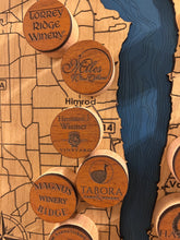 Load image into Gallery viewer, Seneca Lake Winery Touring Map