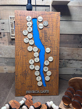 Load image into Gallery viewer, Seneca Lake Winery Map – Cherry with Maple Winery Tokens