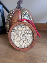 Load image into Gallery viewer, Finger Lakes Map Christmas Ornament - Laser Engraved Maple Wood