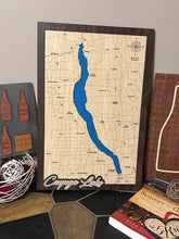 Load image into Gallery viewer, Finger Lakes Bathymetric Maps
