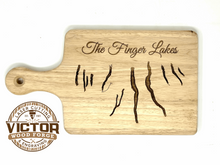 Load image into Gallery viewer, Finger Lakes Topographical Cutting Board