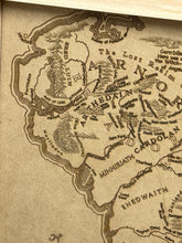 Load image into Gallery viewer, Lord of the Rings Map | Middle Earth
