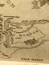 Load image into Gallery viewer, Lord of the Rings Map | Middle Earth