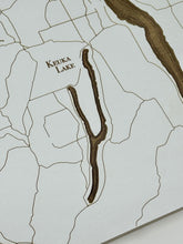 Load image into Gallery viewer, Finger Lakes Whitewashed Map