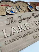 Load image into Gallery viewer, Custom Lake House Laser Engraved Sign