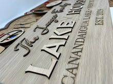 Load image into Gallery viewer, Custom Lake House Laser Engraved Sign
