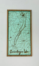 Load image into Gallery viewer, Finger Lakes Collectible Sized Bathymetric Maps