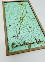 Load image into Gallery viewer, Finger Lakes Collectible Sized Bathymetric Maps