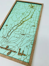 Load image into Gallery viewer, Finger Lakes Collectible Sized Bathymetric Maps