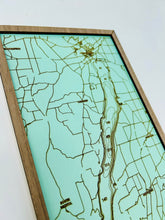 Load image into Gallery viewer, Finger Lakes Collectible Sized Bathymetric Maps