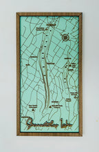 Load image into Gallery viewer, Finger Lakes Collectible Sized Bathymetric Maps