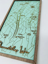 Load image into Gallery viewer, Finger Lakes Collectible Sized Bathymetric Maps