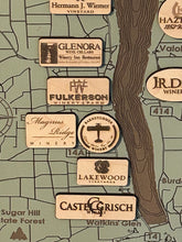 Load image into Gallery viewer, Seneca Lake Winery Map