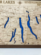 Load image into Gallery viewer, Finger Lakes Map