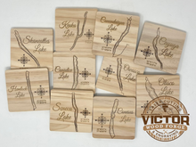 Load image into Gallery viewer, Topographic Finger Lakes Coasters