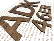 Load image into Gallery viewer, Adirondack 46er Club Mountain Peak Wall Art