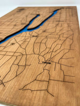 Load image into Gallery viewer, Bathymetric Cherry Lake Map