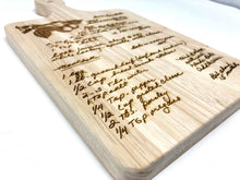 Load image into Gallery viewer, Cutting Board - Recipe Engraving