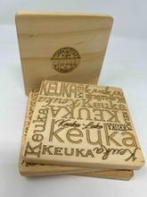 Load image into Gallery viewer, Finger Lakes Letter Coasters