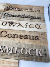 Load image into Gallery viewer, Finger Lakes Rustic Pallet Wood Signs