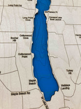 Load image into Gallery viewer, Conesus Lake | Laser Engraved Map
