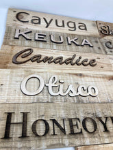 Load image into Gallery viewer, Finger Lakes Rustic Pallet Wood Signs