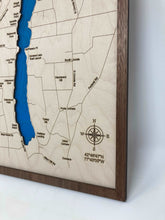 Load image into Gallery viewer, Conesus Lake | Laser Engraved Map