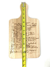 Load image into Gallery viewer, Cutting Board - Recipe Engraving