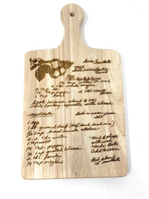 Load image into Gallery viewer, Cutting Board - Recipe Engraving