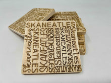 Load image into Gallery viewer, Finger Lakes Letter Coasters