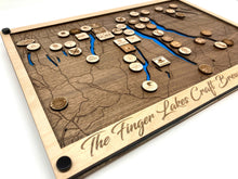 Load image into Gallery viewer, Finger Lakes Craft Brewery Trail Map