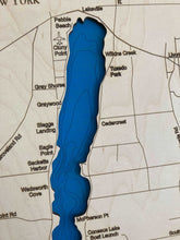 Load image into Gallery viewer, Conesus Lake | Laser Engraved Map