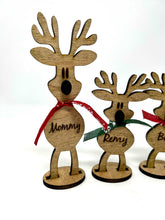Load image into Gallery viewer, Stand Up Reindeer Christmas Decorations