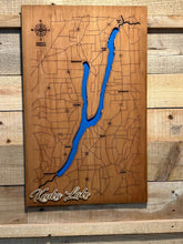 Load image into Gallery viewer, Bathymetric Cherry Lake Map