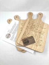 Load image into Gallery viewer, Cutting Board - Recipe Engraving
