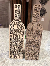 Load image into Gallery viewer, Wine Variety Bottle Art