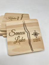 Load image into Gallery viewer, Topographic Finger Lakes Coasters