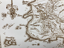 Load image into Gallery viewer, The Wheel of Time Map | Robert Jordan