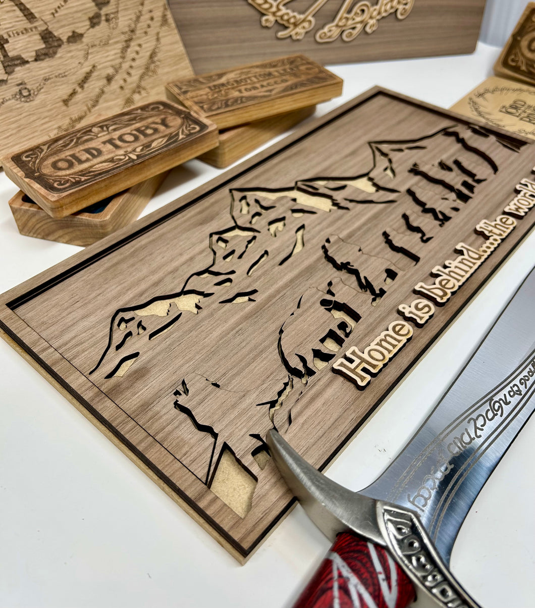 LOTR Fantasy Book Wall Art
