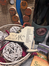 Load image into Gallery viewer, New York State Finger Lakes Ornament | Christmas Gift | Handcrafted Wood
