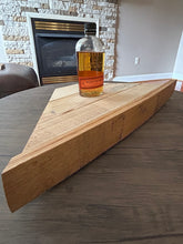 Load image into Gallery viewer, Bourbon Barrel Stave Corner Shelf
