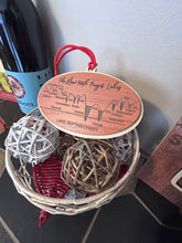 Load image into Gallery viewer, Finger Lakes Depth Chart Ornament | NY Christmas Gift | Handcrafted Wood
