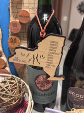 Load image into Gallery viewer, New York State Finger Lakes Ornament | Christmas Gift | Handcrafted Wood
