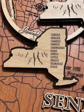 Load image into Gallery viewer, Finger Lakes Magnet Set of 5 | Laser Engraved Wood Gift Set
