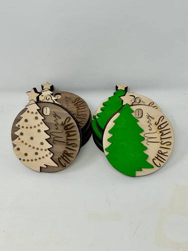 Wooden Christmas ornaments