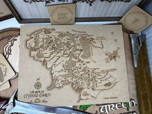 Load image into Gallery viewer, Lord of the Rings Map | Middle Earth
